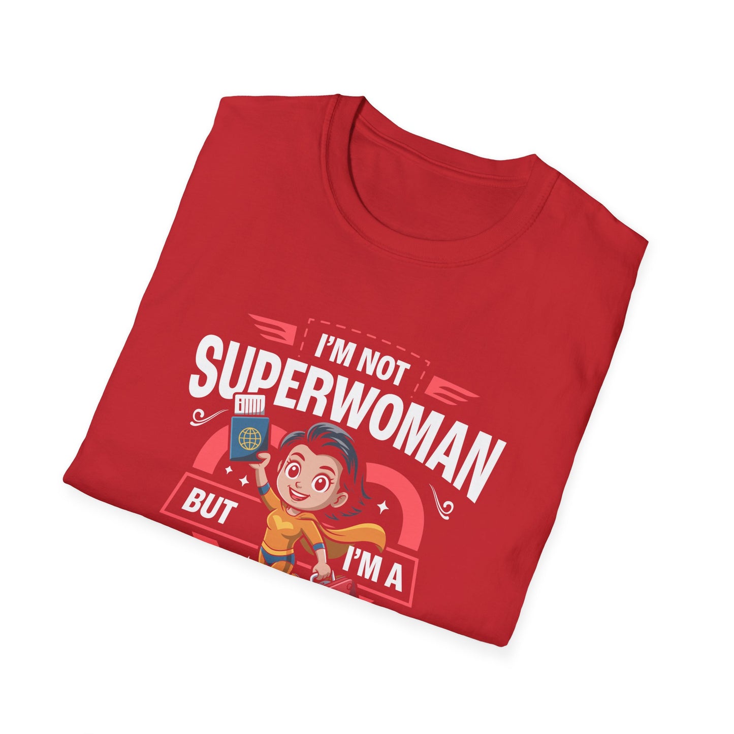 Travel Agent T-Shirt — " Super Woman Travel Agent" Graphic Tee