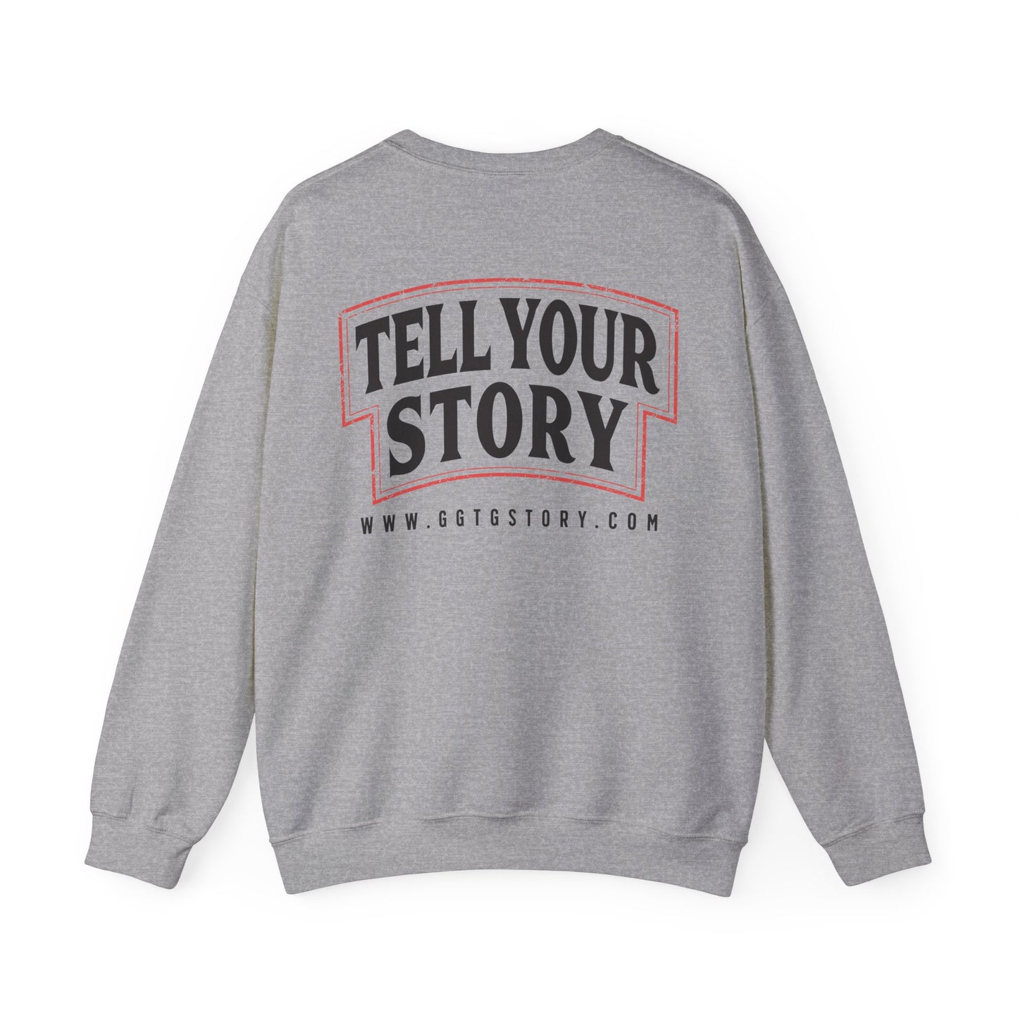 Unisex Crewneck Sweatshirt - "Give God the Glory" & "Tell Your Story" Design