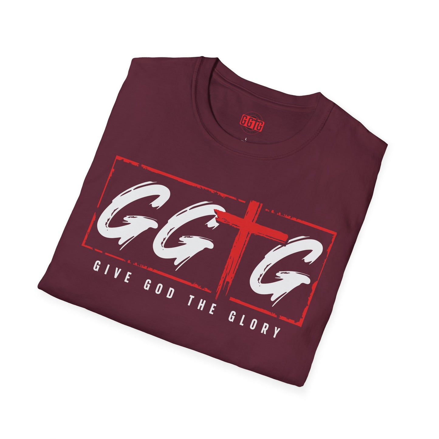 Unisex Softstyle T-Shirt  Inspirational - "Give God the Glory" & "Tell Your Story"