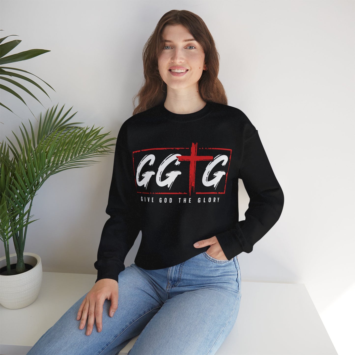 Inspiring Unisex Crewneck Sweatshirt - "Tell Your Story" Design