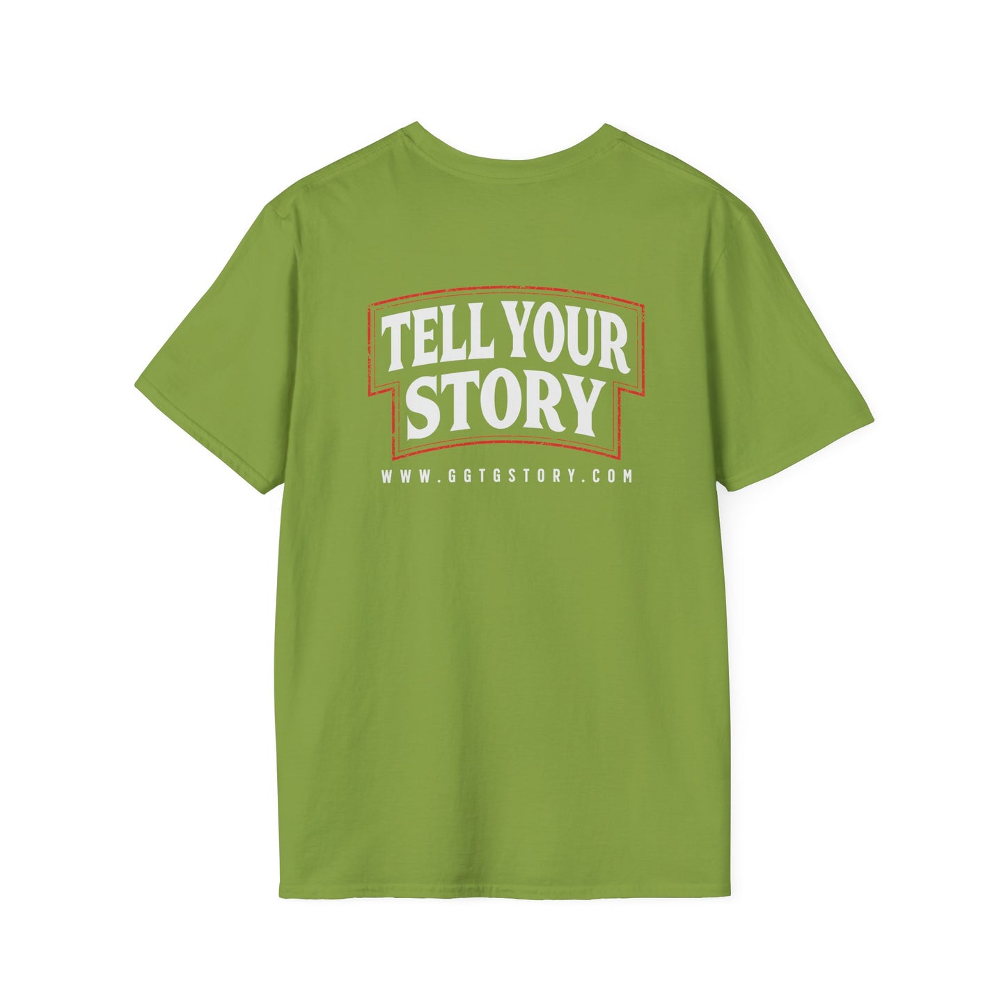 Unisex Softstyle T-Shirt  Inspirational - "Give God the Glory" & "Tell Your Story"