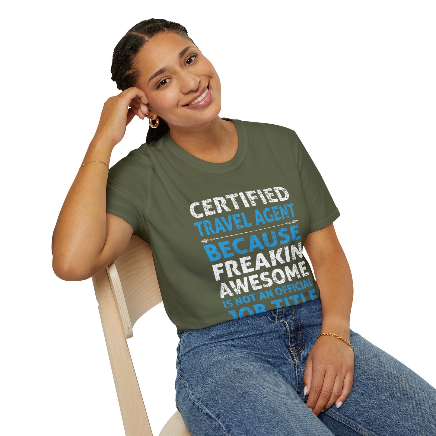 Travel Agent T-Shirt — "Freakin Awesome - Travel Agent" Graphic Tee