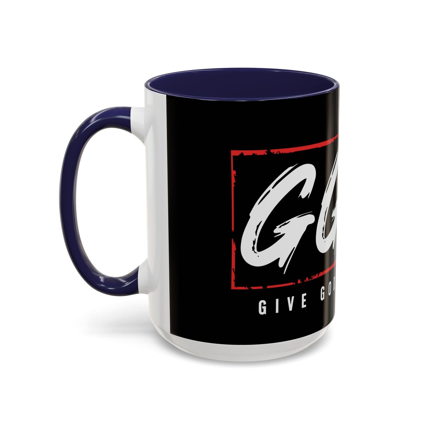 Inspirational Accent Coffee Mug - "Give God the Glory" - Perfect for Faith-Based Gifts