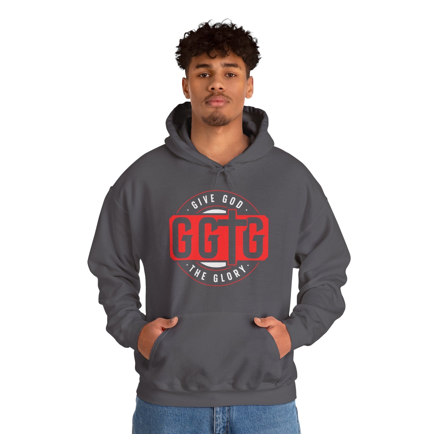 Give God the Glory Unisex Hooded Sweatshirt - Inspirational Comfort Wear