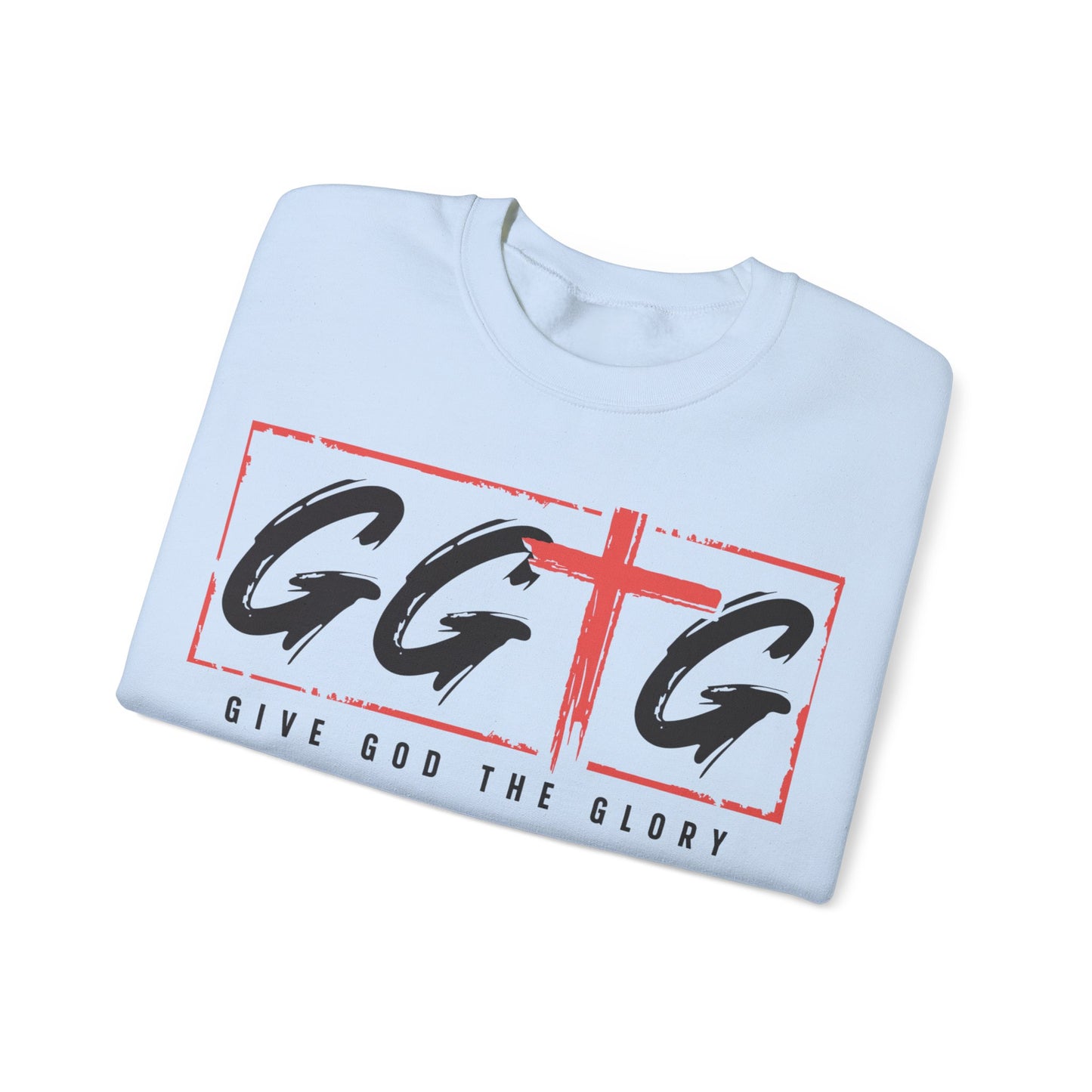 Unisex Crewneck Sweatshirt - "Give God the Glory" & "Tell Your Story" Design