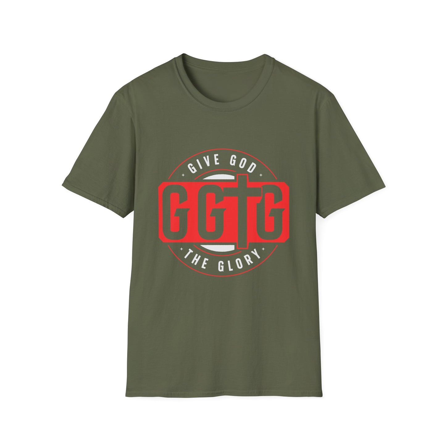 Unisex Softstyle T-Shirt - 'Give God the Glory & Tell Your Story' Inspirational Tee