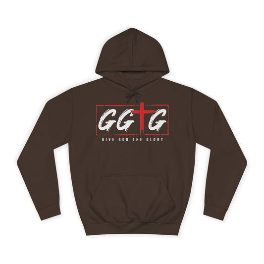 Unisex College Hoodie - Give God the Glory