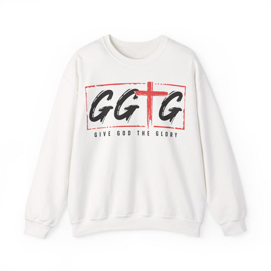 Unisex Crewneck Sweatshirt - "Give God the Glory" & "Tell Your Story" Design