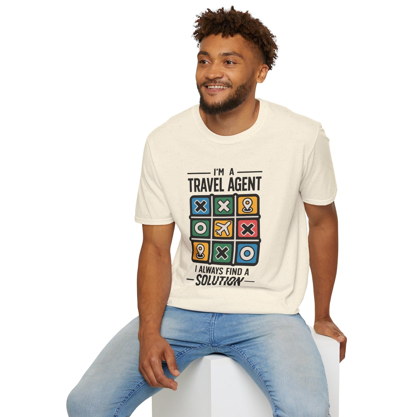 Travel Agent T-Shirt — "I’m a Travel Agent I Always Find a Solution" Graphic Tee
