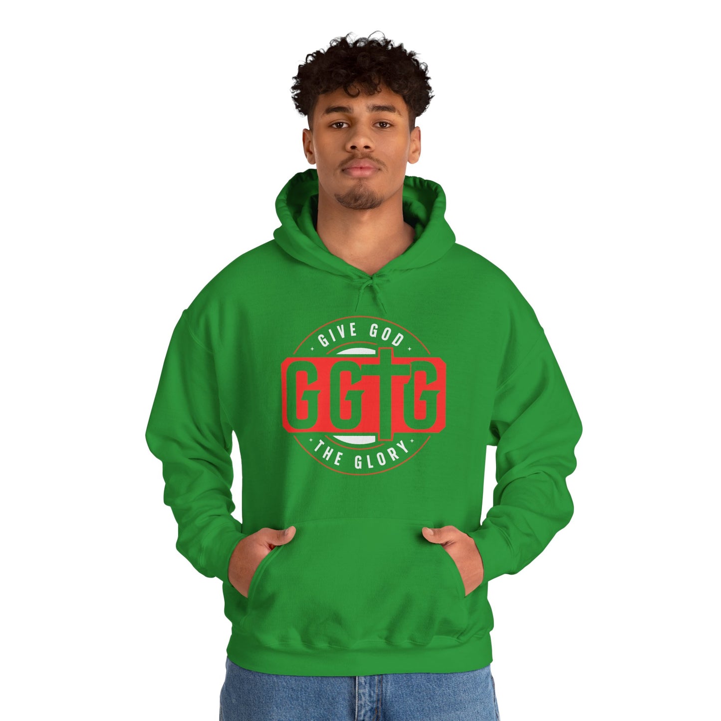 Give God the Glory Unisex Hooded Sweatshirt - Inspirational Comfort Wear