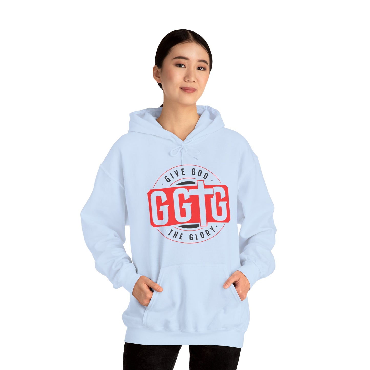 Inspirational Unisex Hoodie - "Give Good The Glory" & "Tell Your Story" Design