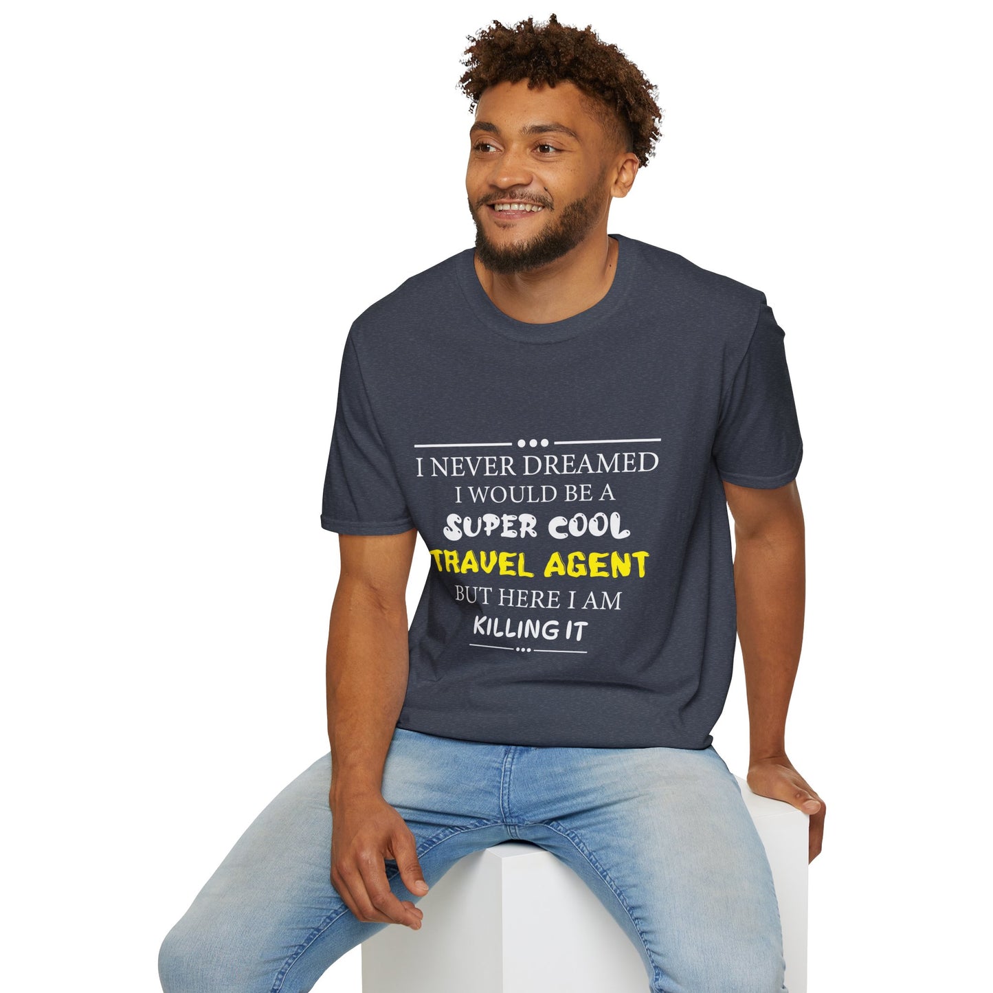 Travel Agent T-Shirt — "Super Cool - Travel Agent" Graphic Tee
