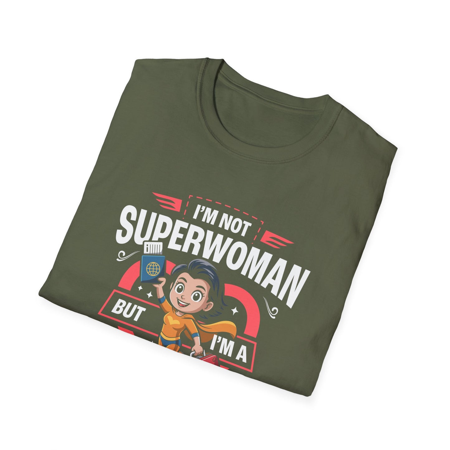Travel Agent T-Shirt — " Super Woman Travel Agent" Graphic Tee