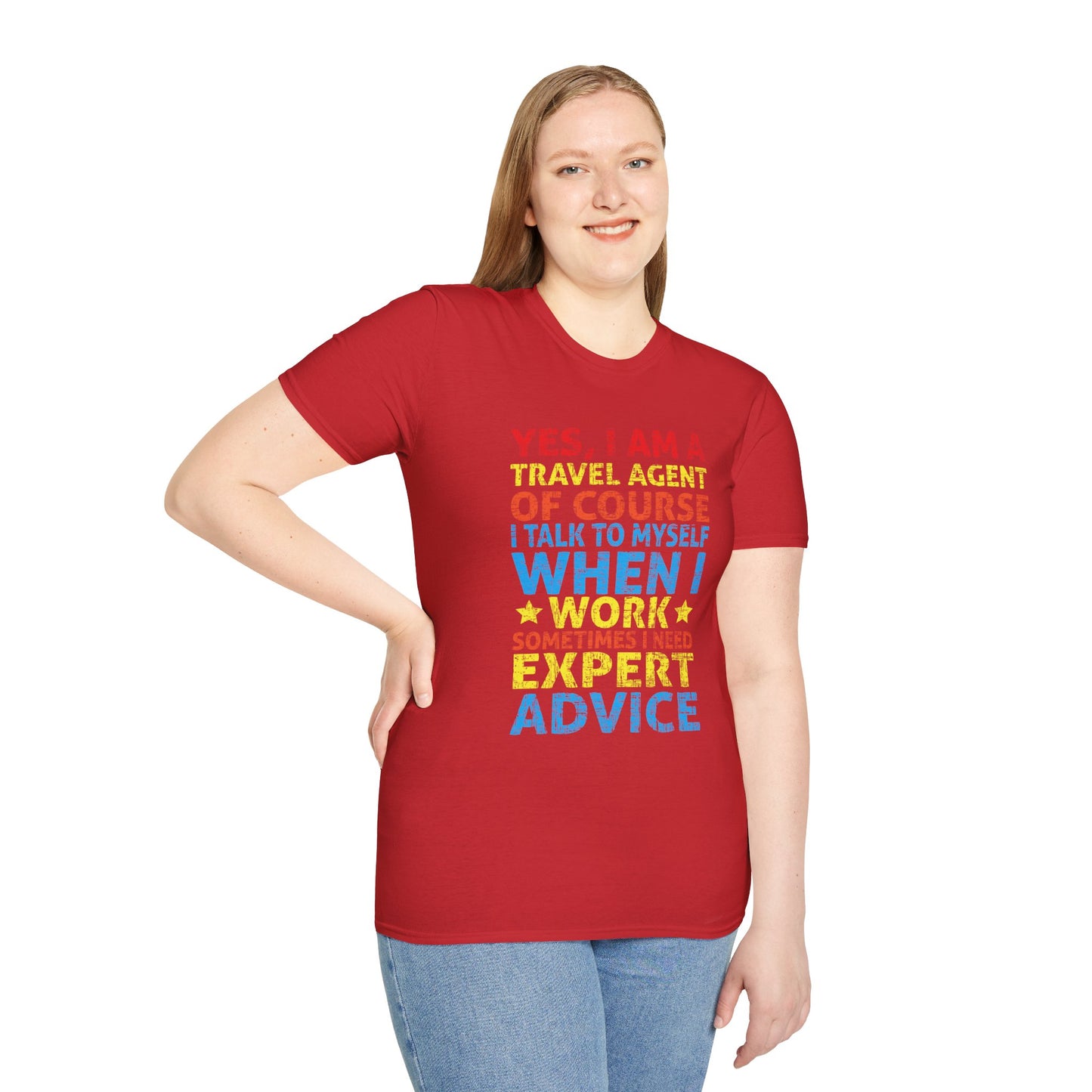 Travel Agent T-Shirt — "Expert Advice - Travel Agent" Graphic Tee