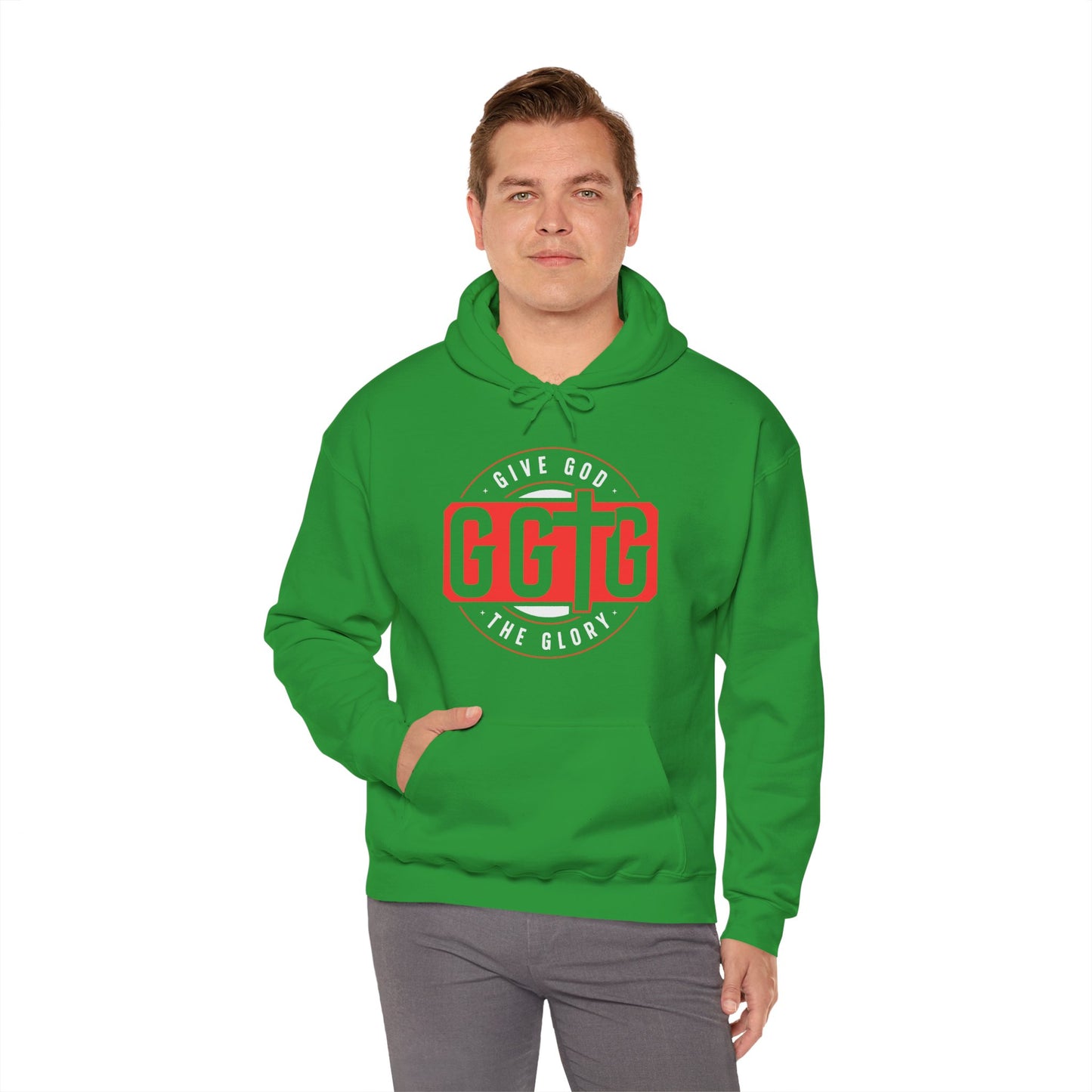 Give God the Glory Unisex Hooded Sweatshirt - Inspirational Comfort Wear