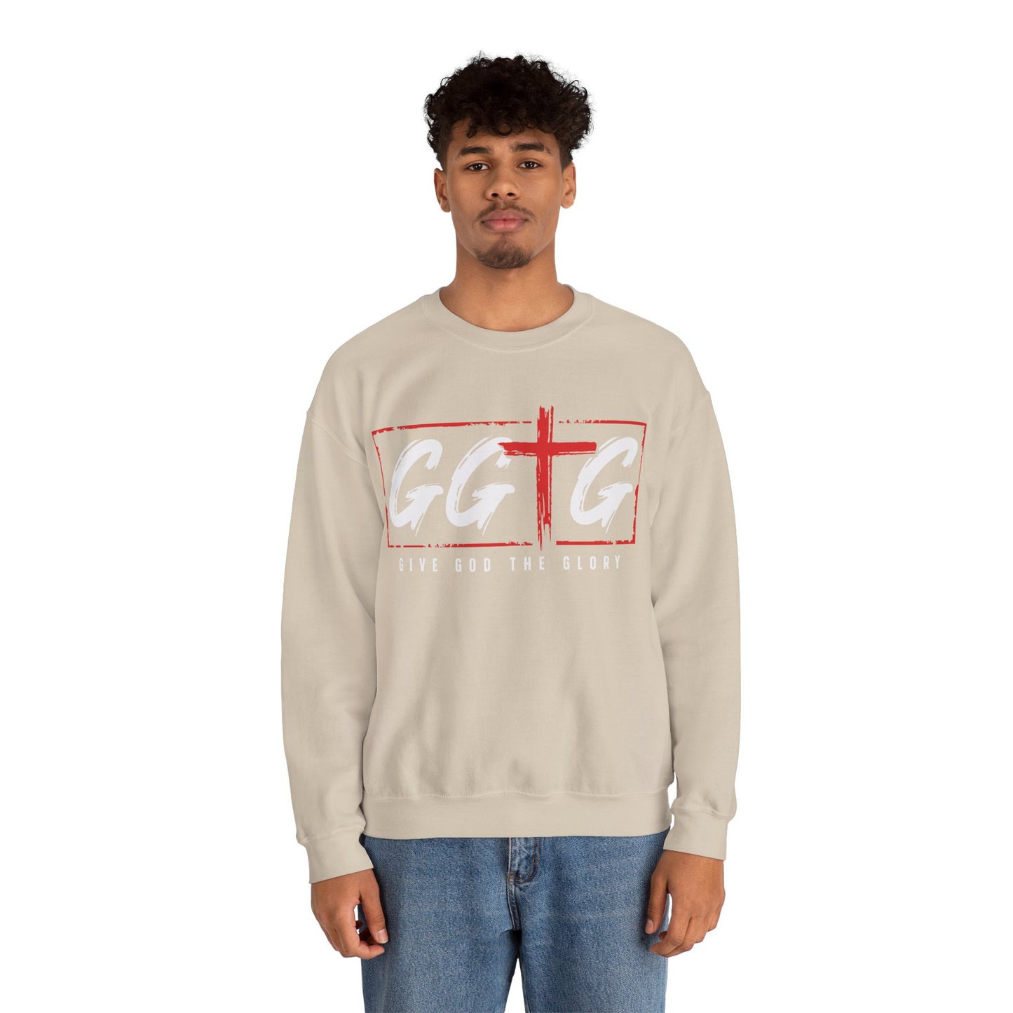 Inspiring Unisex Crewneck Sweatshirt - "Tell Your Story" Design