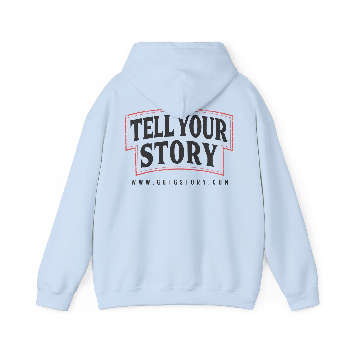 Inspirational Unisex Hoodie - "Give Good The Glory" & "Tell Your Story" Design