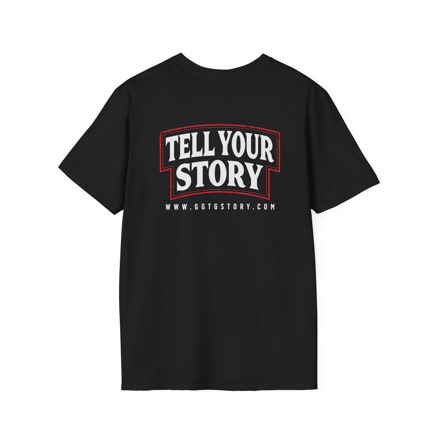 Unisex Softstyle T-Shirt  Inspirational - "Give God the Glory" & "Tell Your Story"