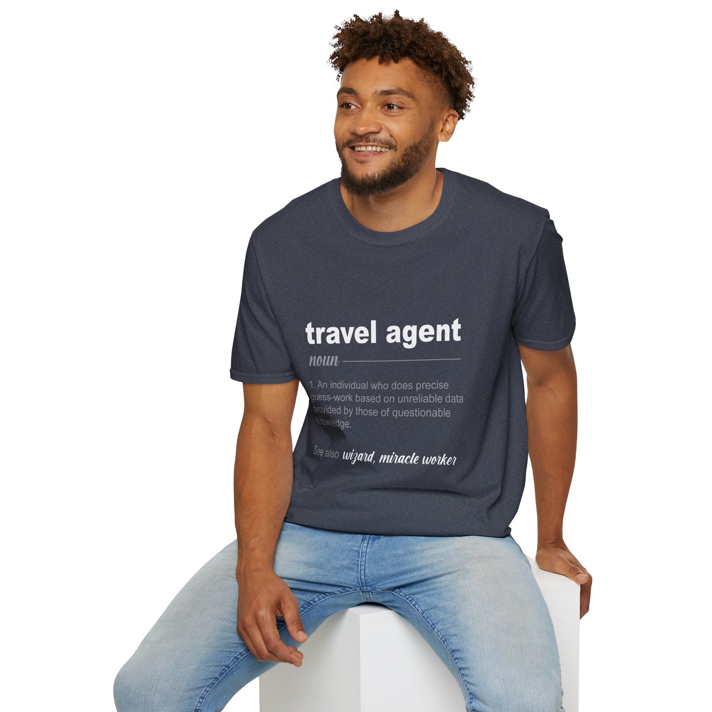 Travel Agent T-Shirt — "Noun - Travel Agent" Graphic Tee
