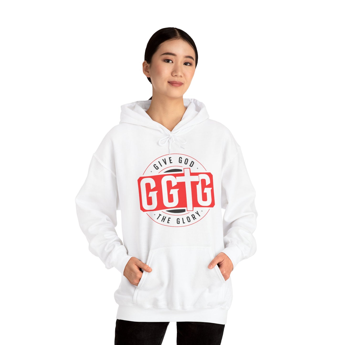 Inspirational Unisex Hoodie - "Give Good The Glory" & "Tell Your Story" Design