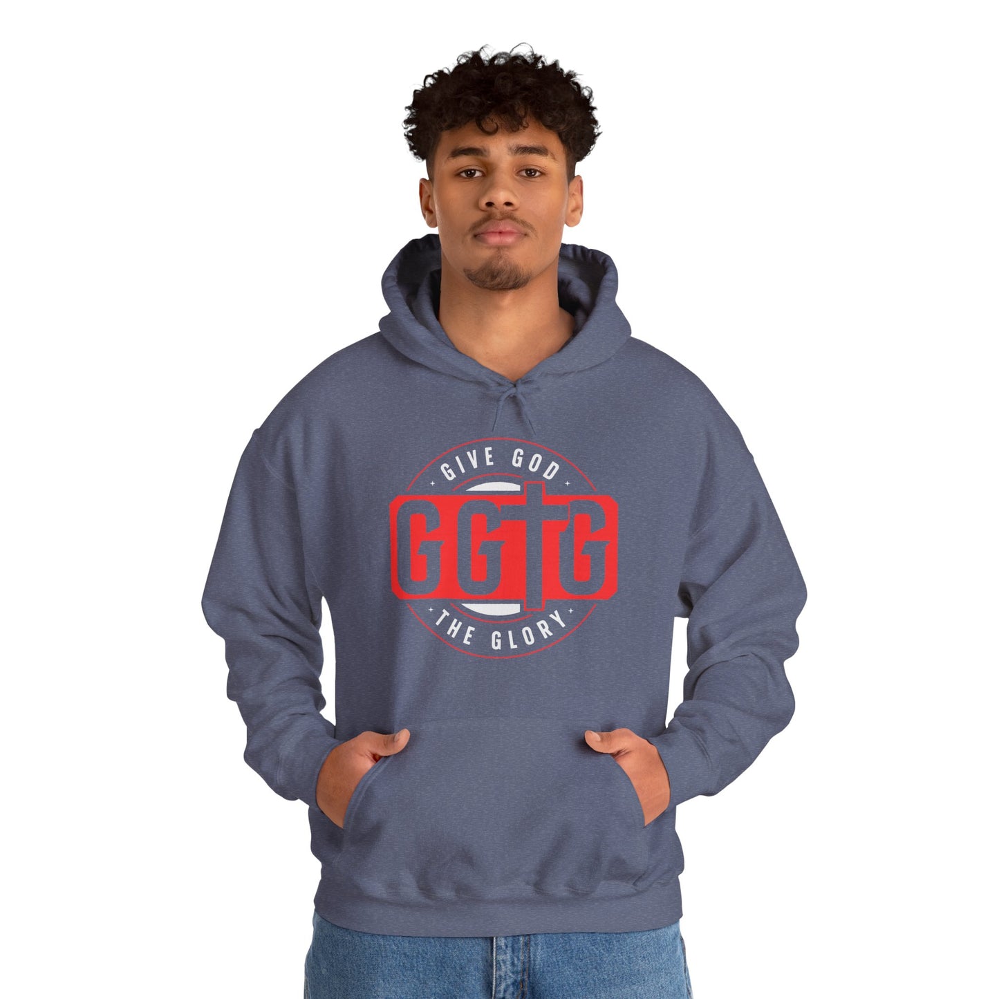 Give God the Glory Unisex Hooded Sweatshirt - Inspirational Comfort Wear