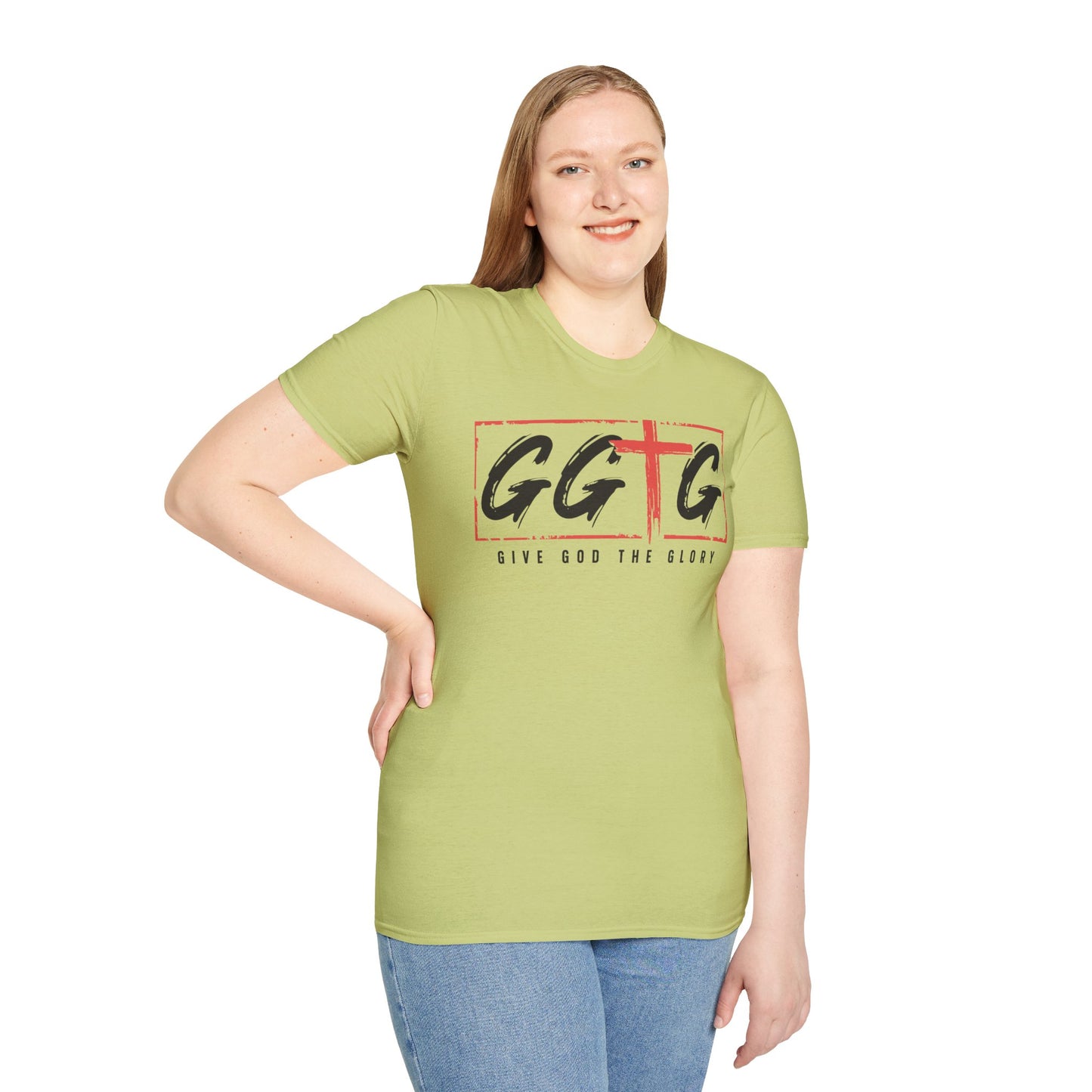 Unisex Inspirational T-Shirt - 'Give God the Glory' & 'Tell Your Story'