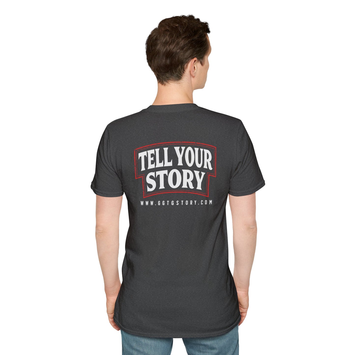 Unisex Softstyle T-Shirt - 'Give God the Glory & Tell Your Story' Inspirational Tee
