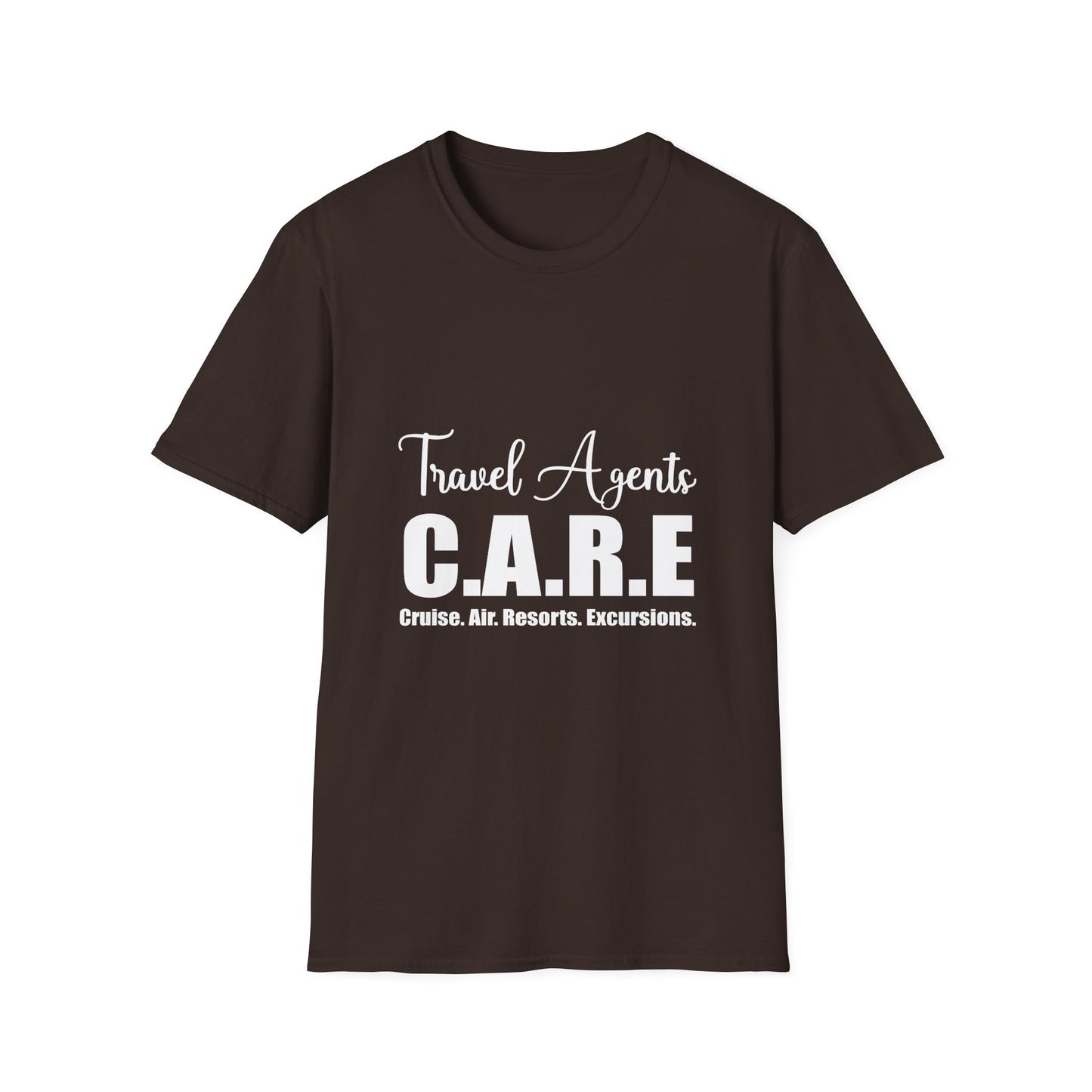 Travel Agent T-Shirt — " CARE Travel Agent" Graphic Tee