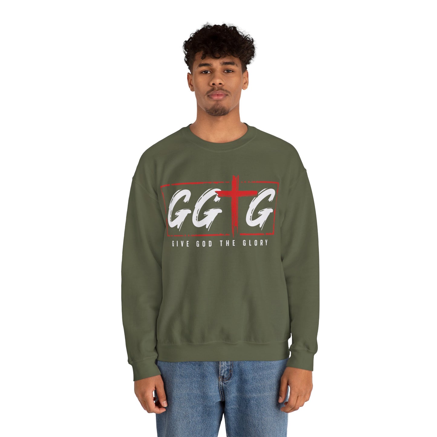 Inspiring Unisex Crewneck Sweatshirt - "Tell Your Story" Design