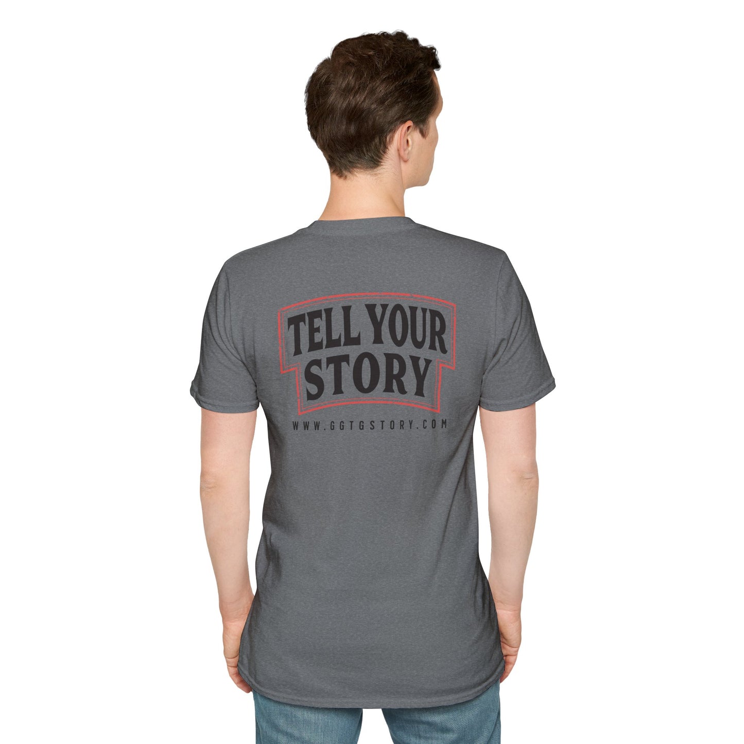 Unisex Inspirational T-Shirt - 'Give God the Glory' & 'Tell Your Story'