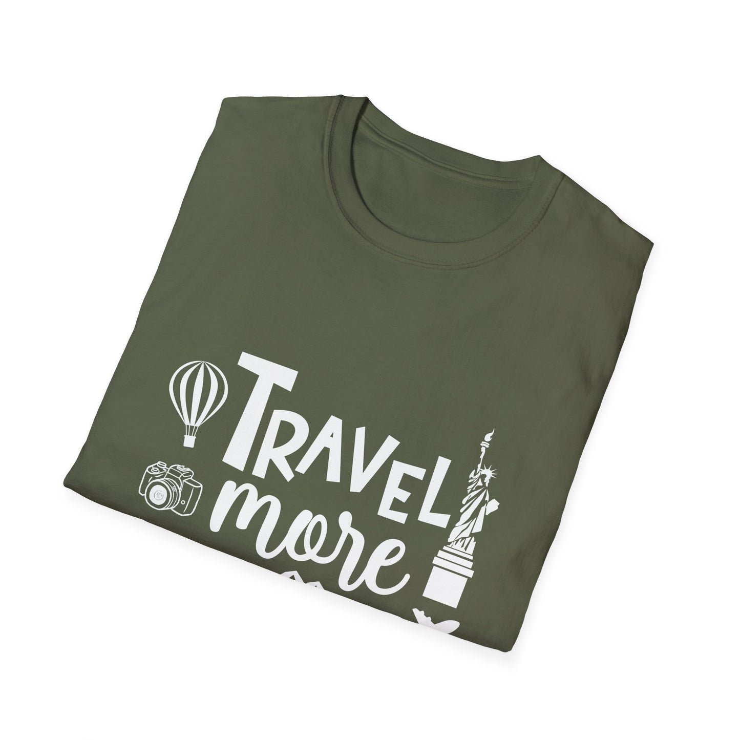 Travel Agent T-Shirt — " Travel More Travel Agent" Graphic Tee
