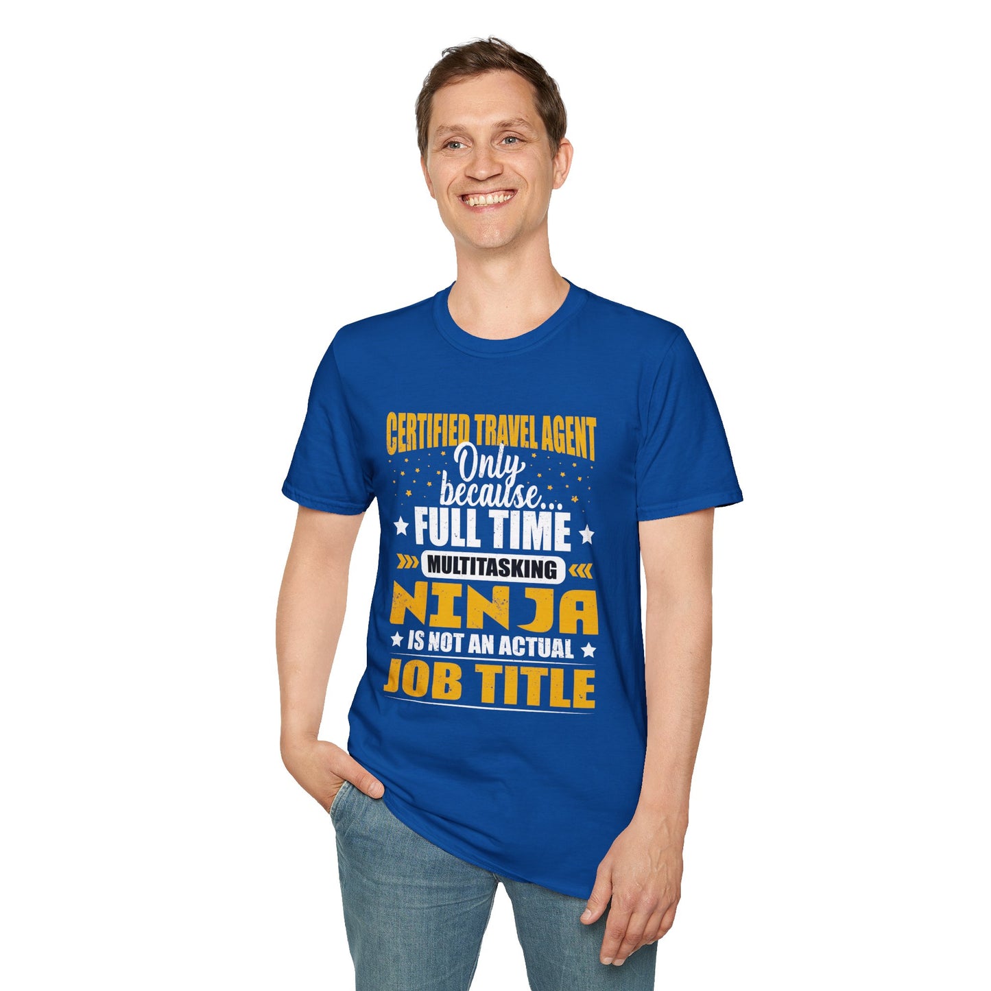 Travel Agent T-Shirt — "Ninja - Travel Agent" Graphic Tee