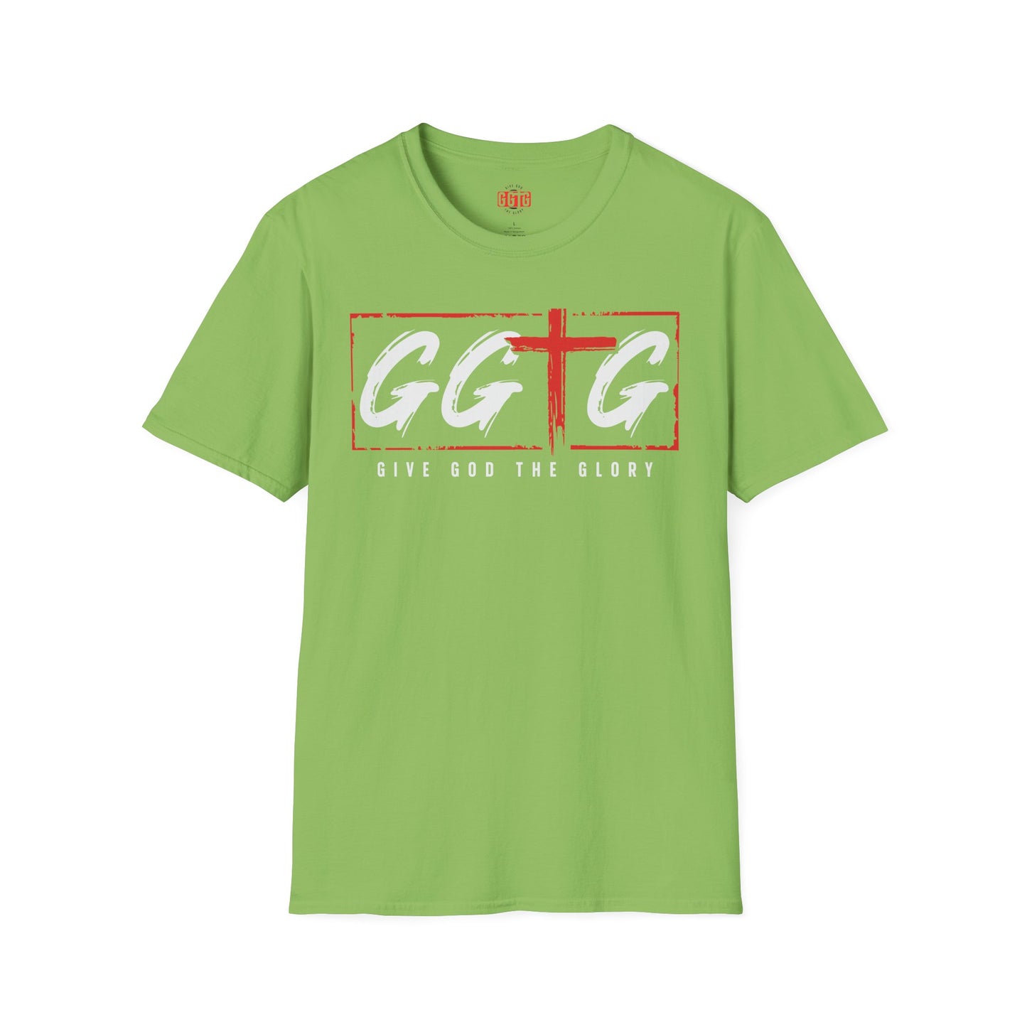 Unisex Softstyle T-Shirt  Inspirational - "Give God the Glory" & "Tell Your Story"