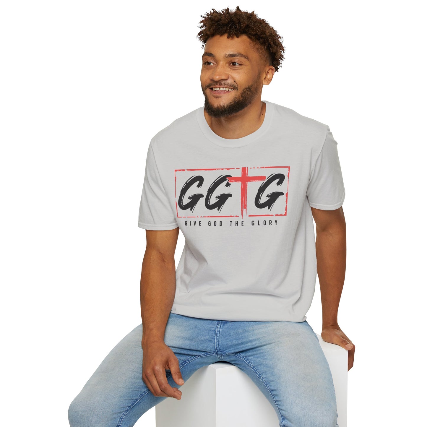 Unisex Inspirational T-Shirt - 'Give God the Glory' & 'Tell Your Story'
