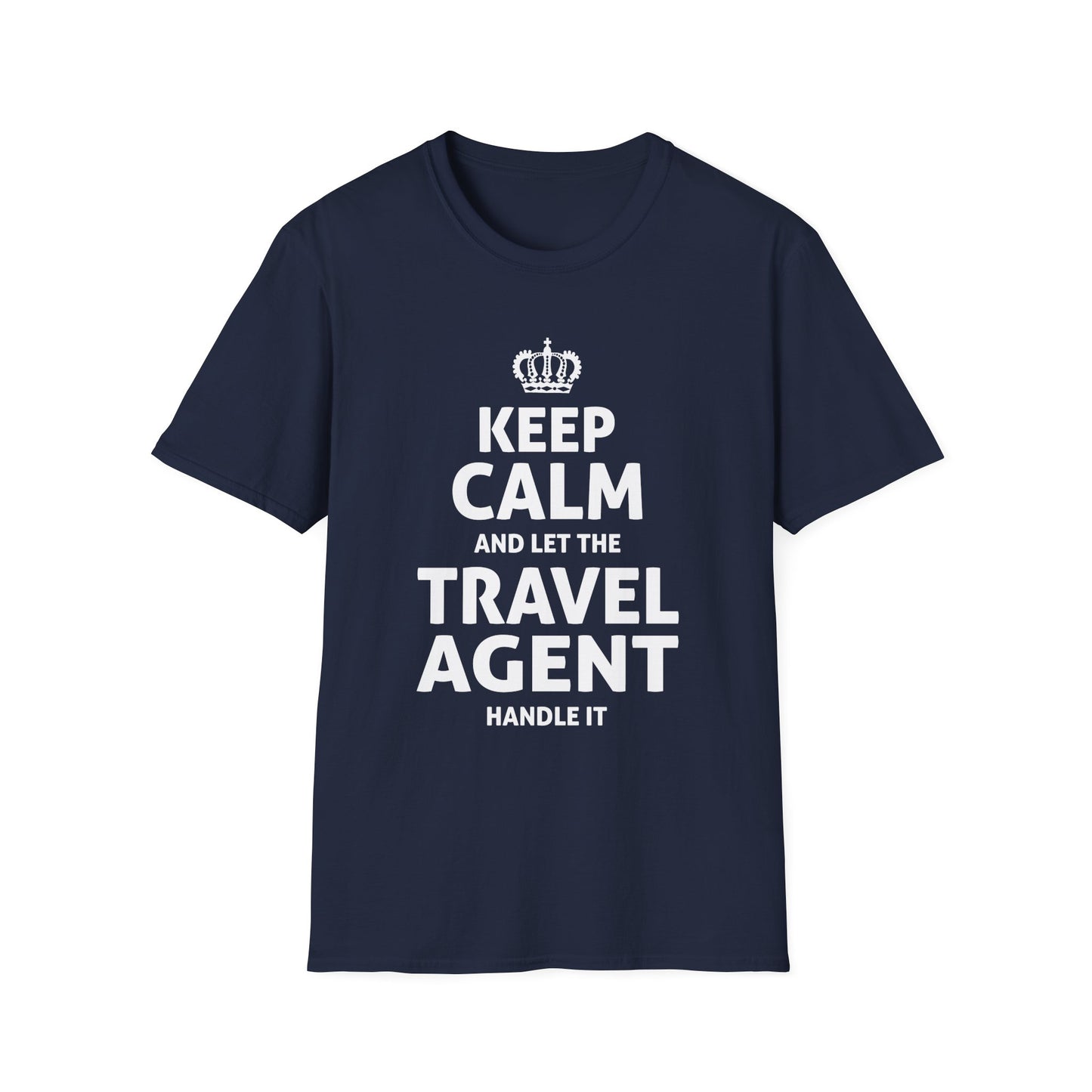 Travel Agent T-Shirt — "Keep Calm 2 - Travel Agent" Graphic Tee