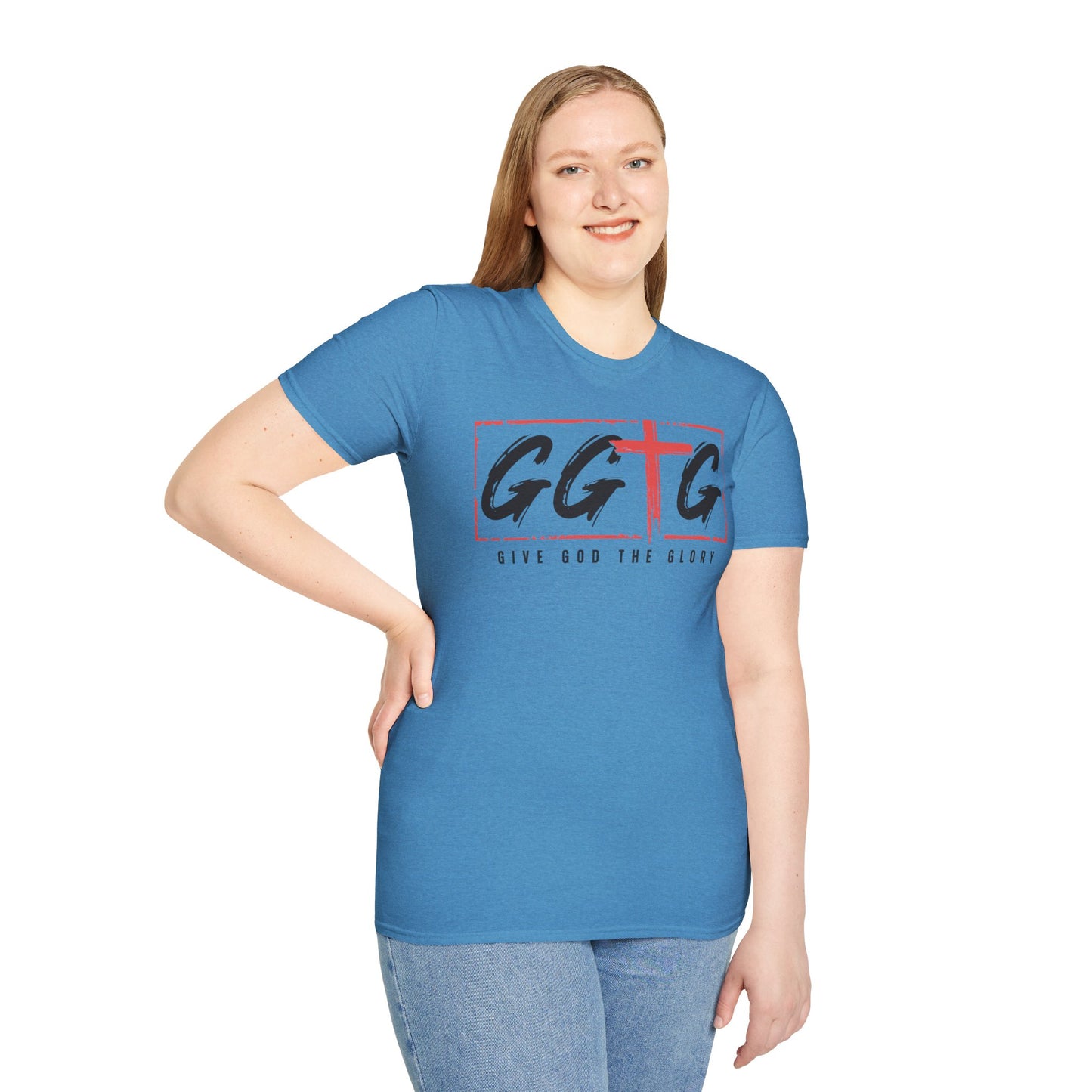 Unisex Inspirational T-Shirt - 'Give God the Glory' & 'Tell Your Story'