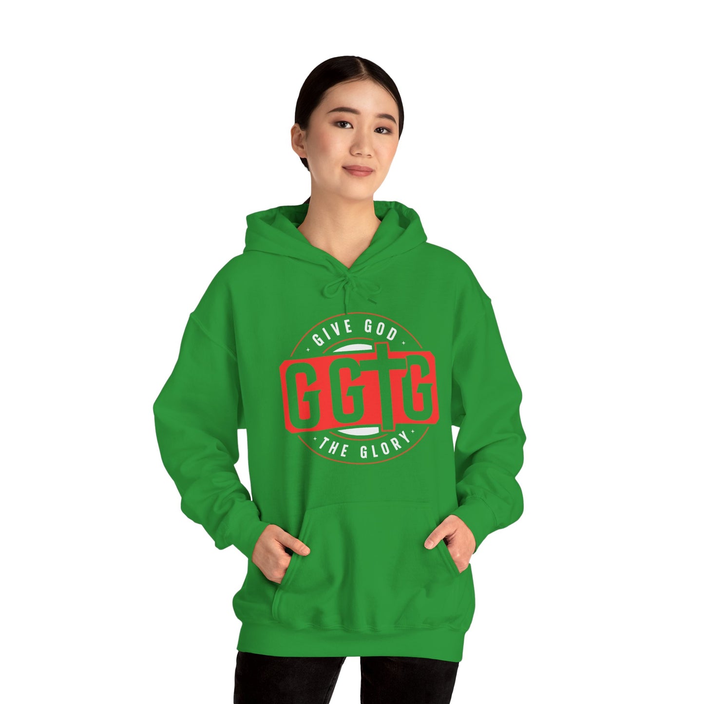 Give God the Glory Unisex Hooded Sweatshirt - Inspirational Comfort Wear