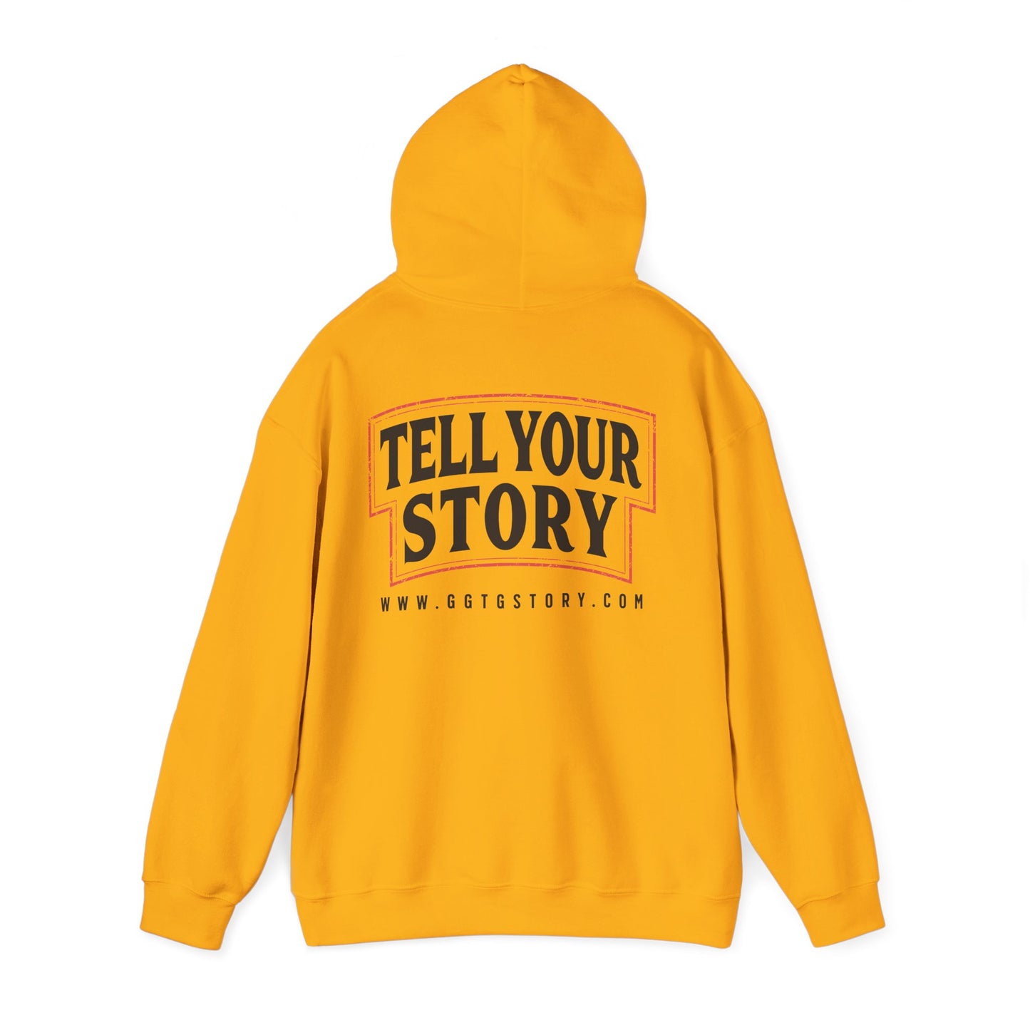 Inspirational Unisex Hoodie - "Give Good The Glory" & "Tell Your Story" Design