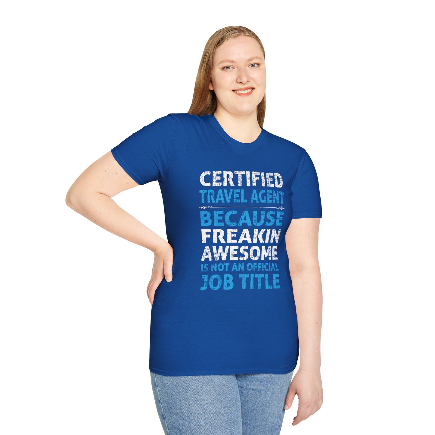Travel Agent T-Shirt — "Freakin Awesome - Travel Agent" Graphic Tee