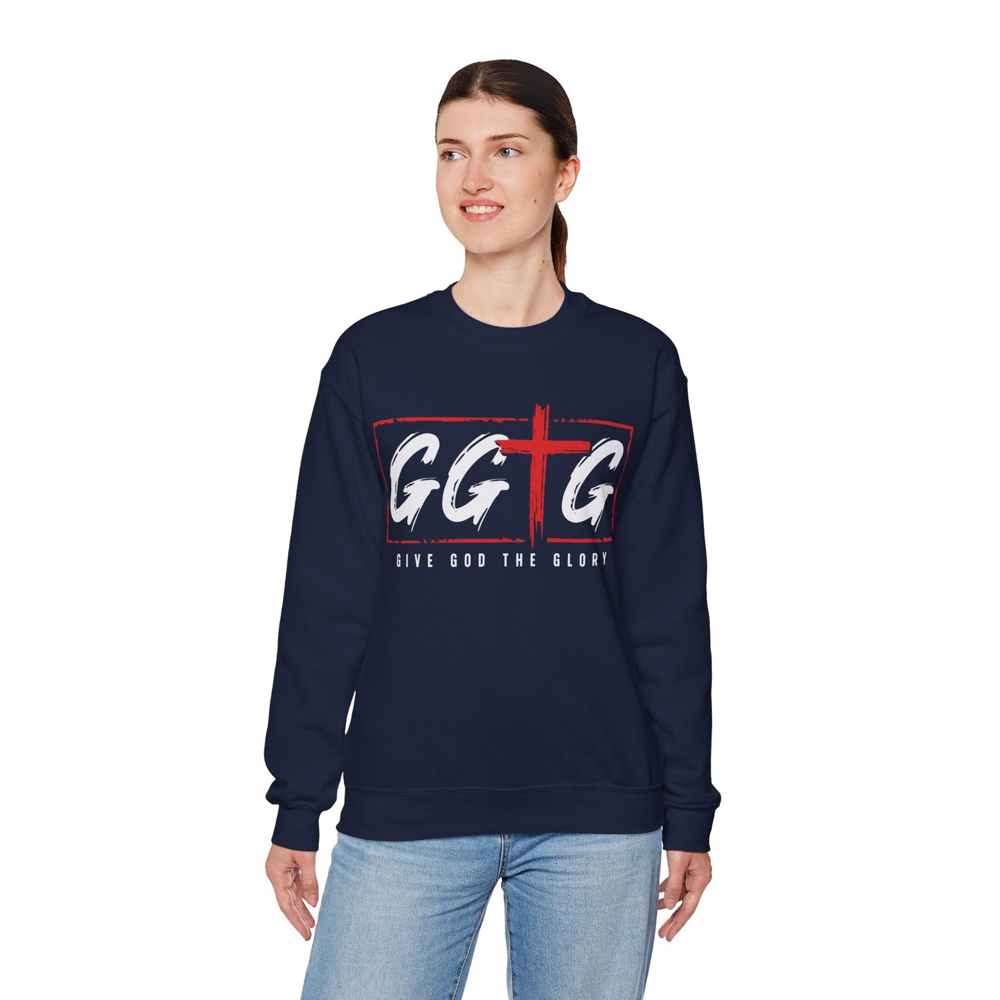 Inspiring Unisex Crewneck Sweatshirt - "Tell Your Story" Design