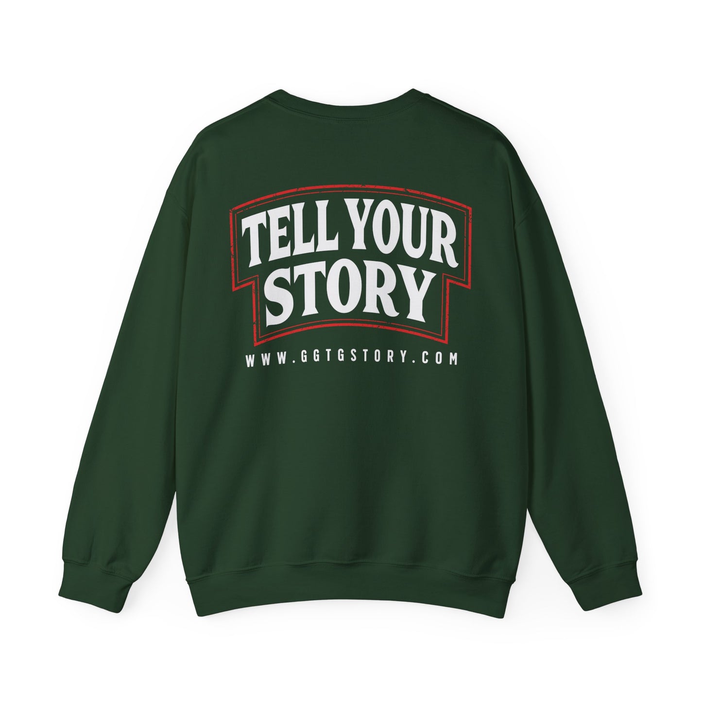 Christian Motivational Crewneck Sweatshirt - 'Give God the Glory'