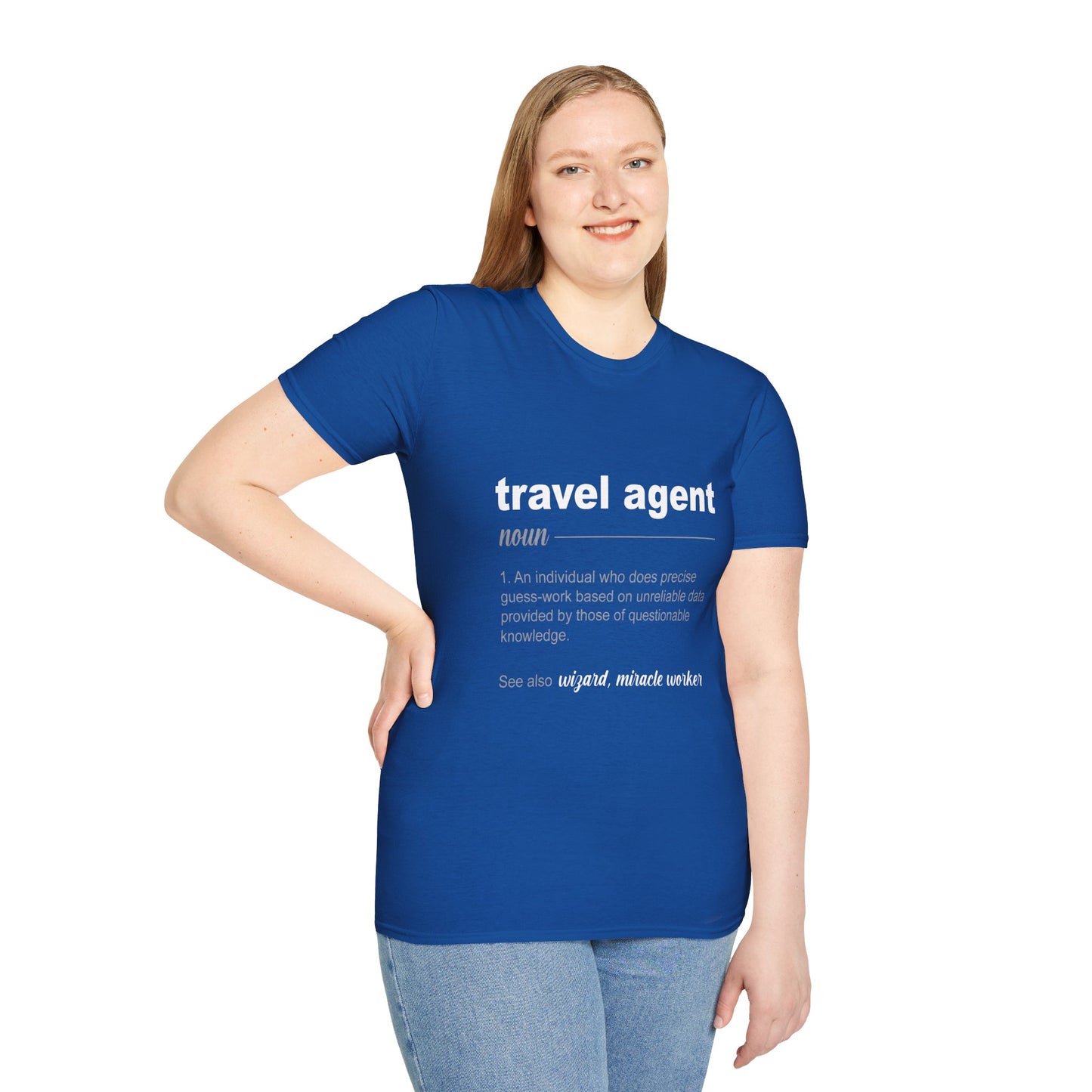 Travel Agent T-Shirt — "Noun - Travel Agent" Graphic Tee