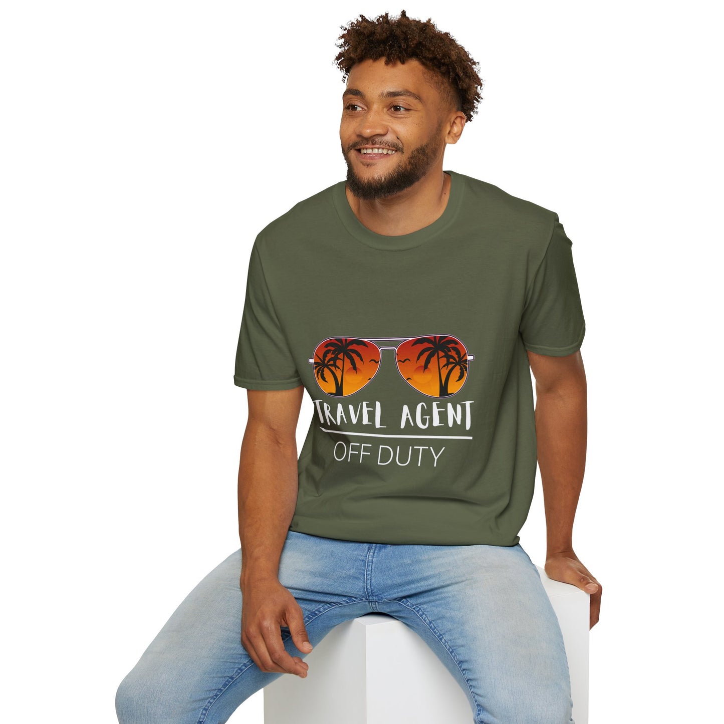 Travel Agent T-Shirt — "Off Duty - Travel Agent" Graphic Tee