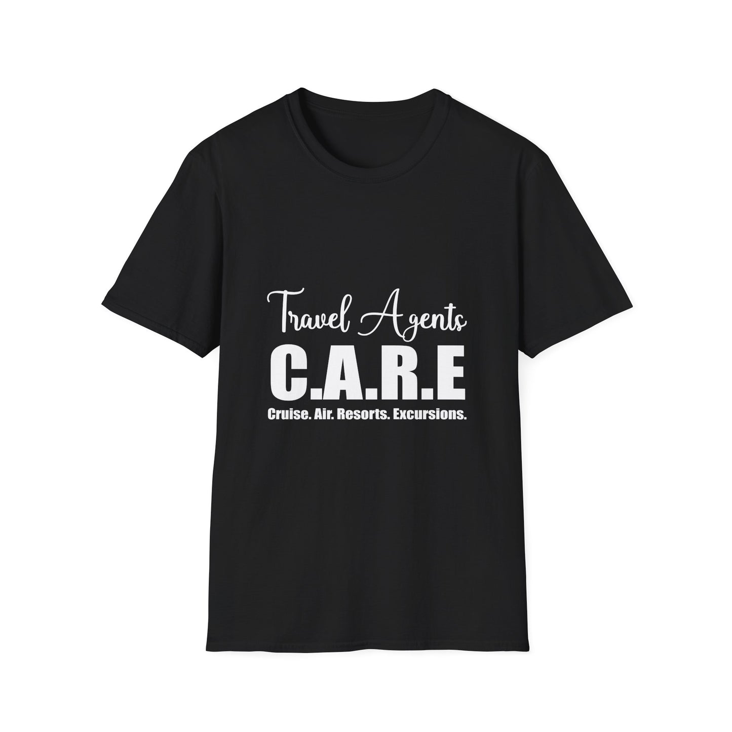 Travel Agent T-Shirt — " CARE Travel Agent" Graphic Tee
