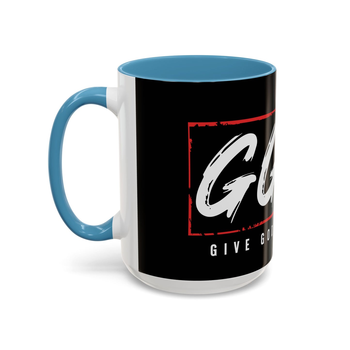 Inspirational Accent Coffee Mug - "Give God the Glory" - Perfect for Faith-Based Gifts