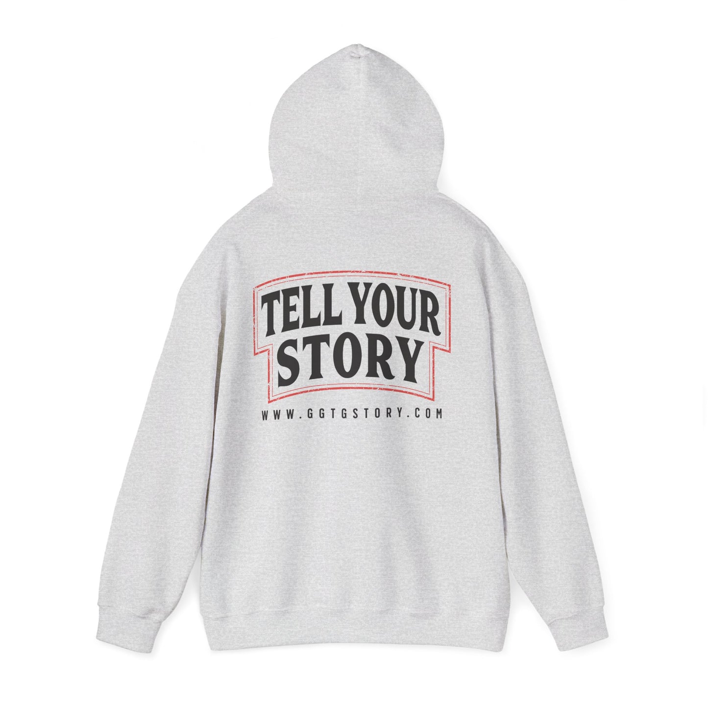Inspirational Unisex Hoodie - "Give Good The Glory" & "Tell Your Story" Design