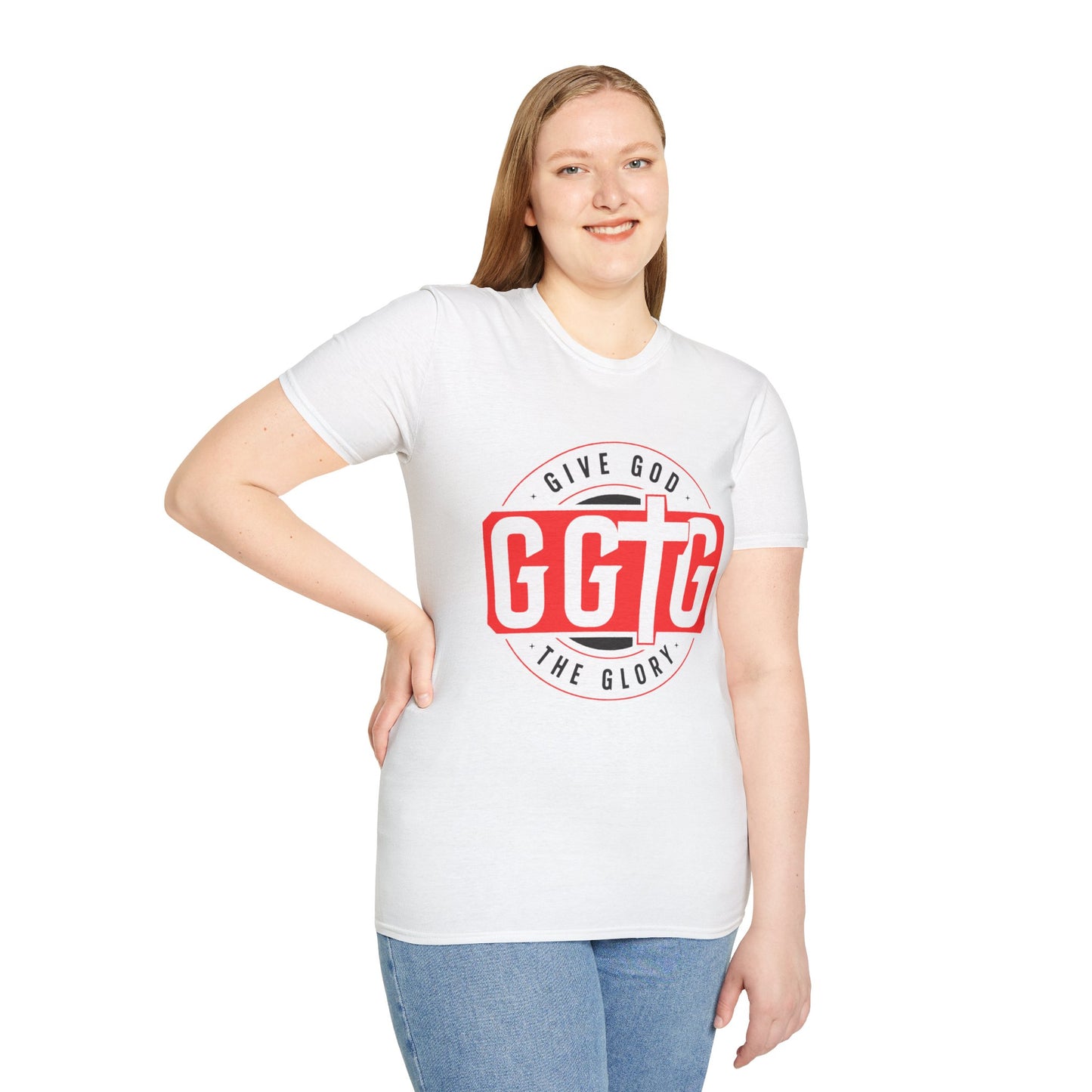Inspirational Unisex T-Shirt - "Give God The Glory" & "Tell Your Story"