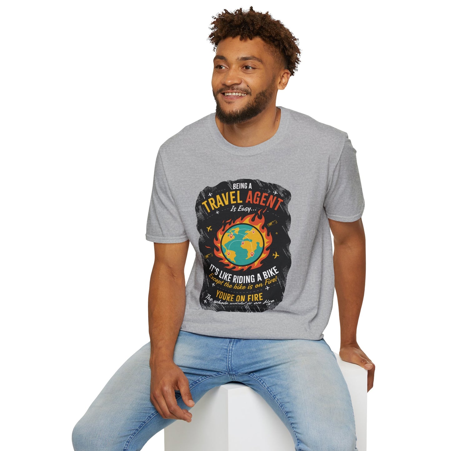 Travel Agent T-Shirt — " Being a Travel Agent is Easy" Graphic Tee
