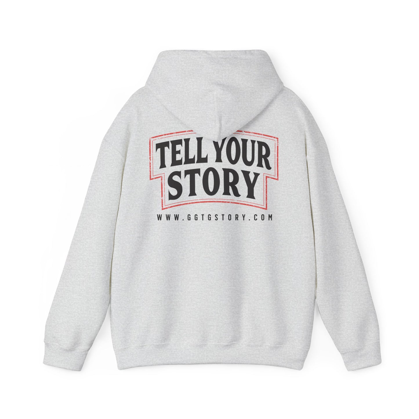 Inspirational Unisex Hoodie - "Give Good The Glory" & "Tell Your Story" Design