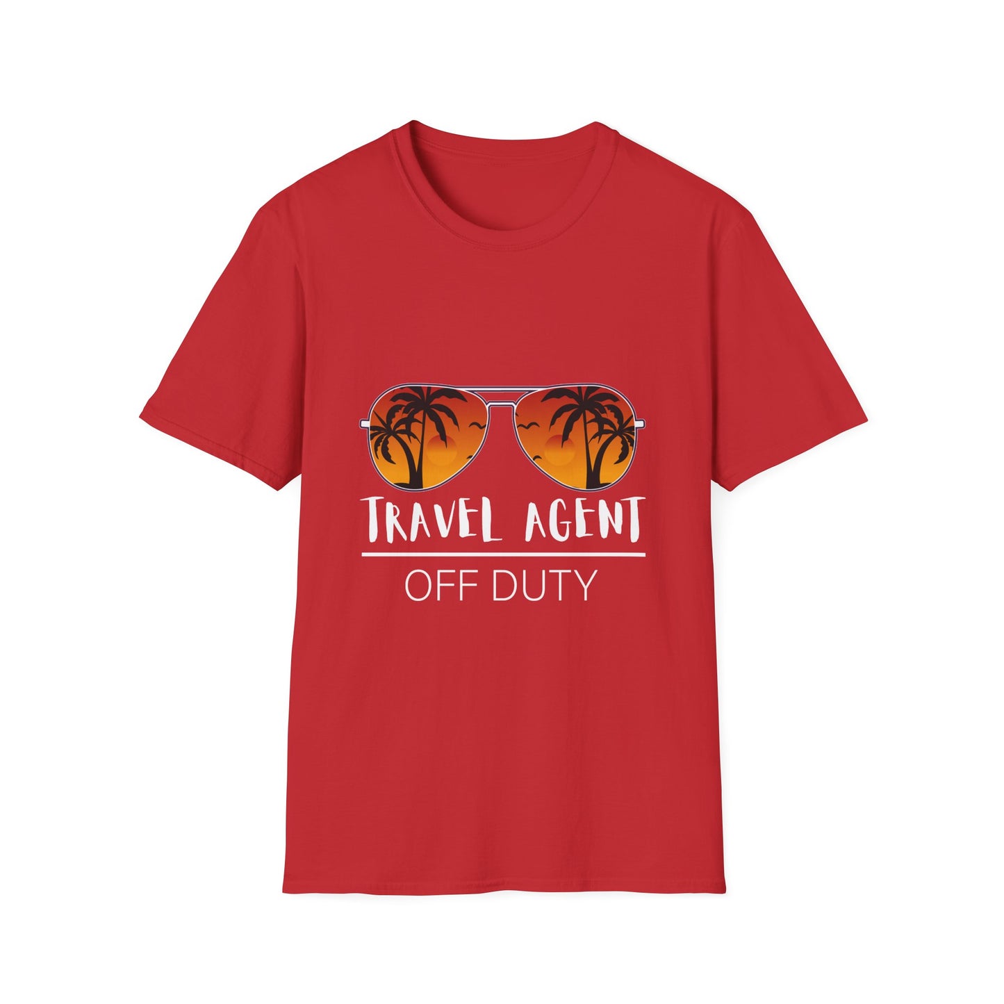 Travel Agent T-Shirt — "Off Duty - Travel Agent" Graphic Tee